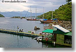 boats, europe, harbor, horizontal, lydea, turkeys, water, photograph