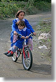 bicycles, europe, girls, people, turkeys, vertical, photograph