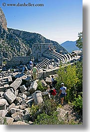 amphitheater, europe, termessos, turkeys, vertical, photograph