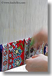 double knot, europe, rugs, silk, turkeys, turkmen rugs, vertical, weaving, photograph