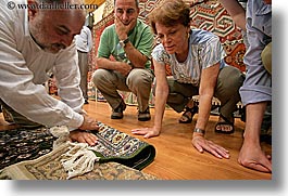 europe, examining, horizontal, rugs, tourists, turkeys, turkmen rugs, photograph