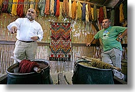 dye, europe, horizontal, men, rugs, turkeys, turkmen rugs, photograph