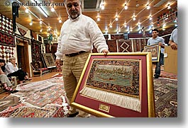 europe, framed, horizontal, rugs, showing, silk, turkeys, turkmen rugs, photograph