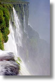 argentina, close, falls, iguazu, latin america, vertical, water, waterfalls, photograph