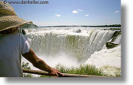 argentina, horizontal, iguazu, latin america, platforms, viewing, water, waterfalls, photograph
