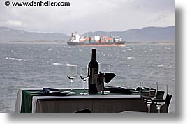 argentina, horizontal, kuar restaurant, latin america, ships, tables, ushuaia, wines, photograph