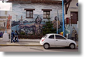 argentina, horizontal, latin america, murals, office, posts, ushuaia, photograph