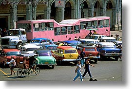 bus, camels, caribbean, cars, cuba, havana, horizontal, island nation, islands, latin america, south america, photograph