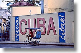 bicycles, caribbean, city scenes, cuba, havana, horizontal, island nation, islands, latin america, south america, taxis, photograph