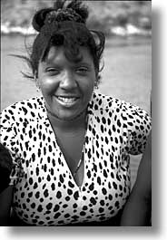 black and white, caribbean, cuba, havana, island nation, islands, latin america, people, south america, vertical, womens, photograph