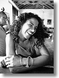 black and white, caribbean, cuba, giggles, havana, island nation, islands, latin america, people, south america, vertical, womens, photograph