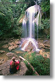 caribbean, cuba, island nation, islands, latin america, sierra del rosario, soroa, vertical, waterfalls, photograph