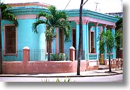 caribbean, cuba, havana, horizontal, houses, island nation, islands, latin america, south america, vedado, photograph