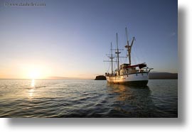 afloat, boats, ecuador, equator, galapagos islands, horizontal, latin america, sagitta, sails down, photograph
