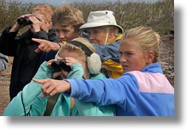 childrens, ecuador, equator, galapagos islands, horizontal, latin america, natural habitat, people, viewing, wildlife, photograph