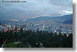 cityscapes, clouds, dusk, ecuador, equator, horizontal, latin america, nature, quito, sky, photograph