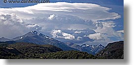 clouds, horizontal, latin america, mountains, panoramic, patagonia, photograph