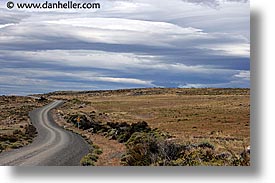 clouds, horizontal, latin america, patagonia, roads, photograph