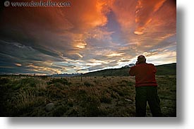 clouds, horizontal, latin america, patagonia, sunsets, photograph