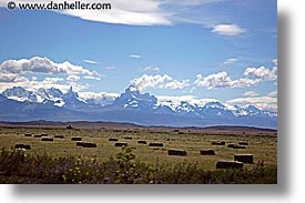 bales, fitz roy, fitzroy, hay, horizontal, latin america, patagonia, photograph
