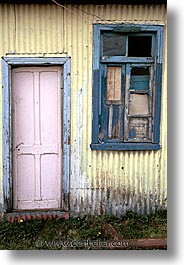 doors, latin america, patagonia, vertical, windows, photograph