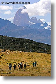 central, hiking, latin america, patagonia, torres, torres del paine, vertical, photograph