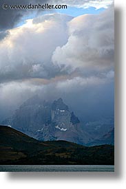 clouds, latin america, massif, patagonia, torres, torres del paine, vertical, photograph