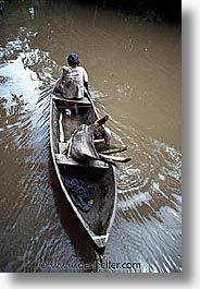 amazon, jungle, latin america, old, peru, river people, rivers, rowers, vertical, photograph
