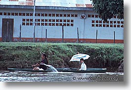 amazon, boats, horizontal, jungle, latin america, peru, river people, rivers, umbrellas, photograph