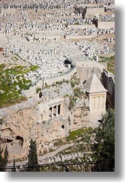 bnei hezir, cemetary, graves, gravestones, israel, jerusalem, middle east, tombs, vertical, zechariah, photograph