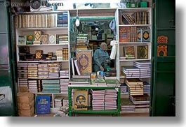 books, horizontal, israel, jerusalem, merchandise, middle east, vendors, photograph