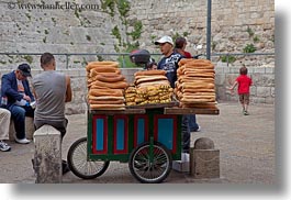 bread, horizontal, israel, jerusalem, merchandise, merchant, middle east, photograph