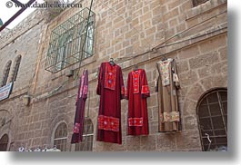 dresses, hangings, horizontal, israel, jerusalem, merchandise, middle east, womens, photograph
