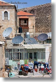 dishes, israel, jerusalem, middle east, satellite, vertical, photograph