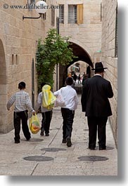 families, israel, jerusalem, jewish, middle east, people, religious, vertical, walking, photograph