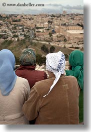 cityscapes, israel, jerusalem, middle east, muslim, people, religious, scarves, vertical, viewing, womens, photograph