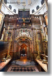 buildings, catholic, christs, churches, holy sepulchre, israel, jerusalem, middle east, religious, religious sites, shrine, structures, tombs, vertical, photograph