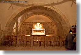 christian, fifth, glow, horizontal, israel, jerusalem, lights, middle east, nuns, religious, religious sites, stations, photograph