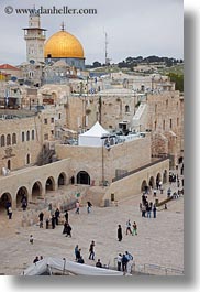 domes, israel, jerusalem, jewish, middle east, religious, rocks, temples, vertical, walls, western, western wall, photograph
