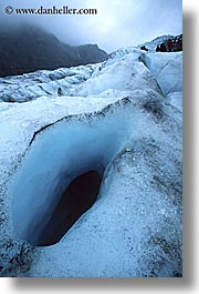 fox glacier, glaciers, ice, new zealand, vertical, photograph