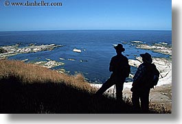 hikers, horizontal, kaikoura penninsula, new zealand, people, silhouettes, photograph