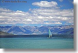 horizontal, lake wanaka, lakes, new zealand, windsurfer, photograph