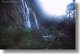 hiking, horizontal, new zealand, routeburn, waterfalls, photograph