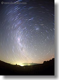 australis, new zealand, nite, star trails, stars, tongariro, vertical, photograph