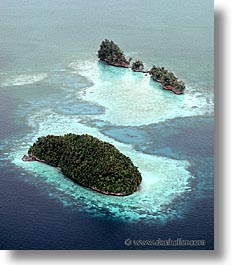 isles, palau, rock islands, tropics, twins, vertical, photograph