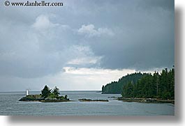 alaska, america, horizontal, islands, lighthouses, north america, united states, photograph