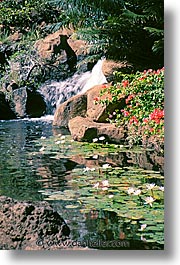 america, hawaii, north america, united states, vertical, waterfalls, photograph