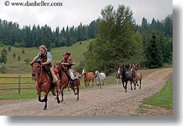 activities, america, horizontal, horseback riding, horses, idaho, north america, people, red horse mountain ranch, riding, united states, photograph