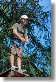 activities, america, clothes, hats, helmets, idaho, men, north america, people, red horse mountain ranch, sean, tree climb, united states, vertical, photograph