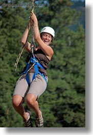 activities, america, clothes, hats, helmets, idaho, nature, north america, plants, red horse mountain ranch, tony, trees, united states, vertical, zip line, zipline, photograph